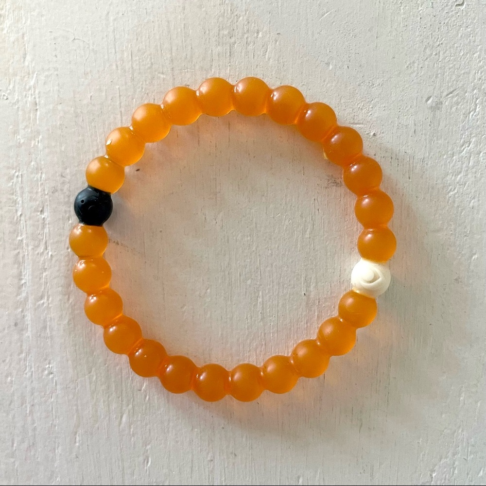 Orange Lokai Bracelet for Mental Health Awareness